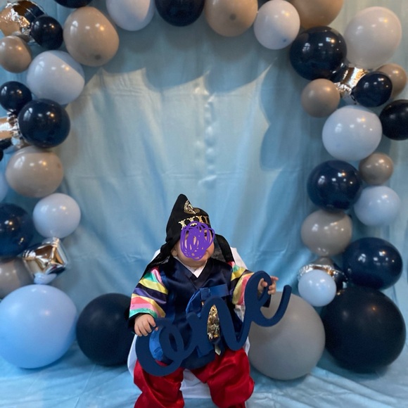 Korean traditional clothes /Hanbok /1-2T /Dol - Picture 2 of 2